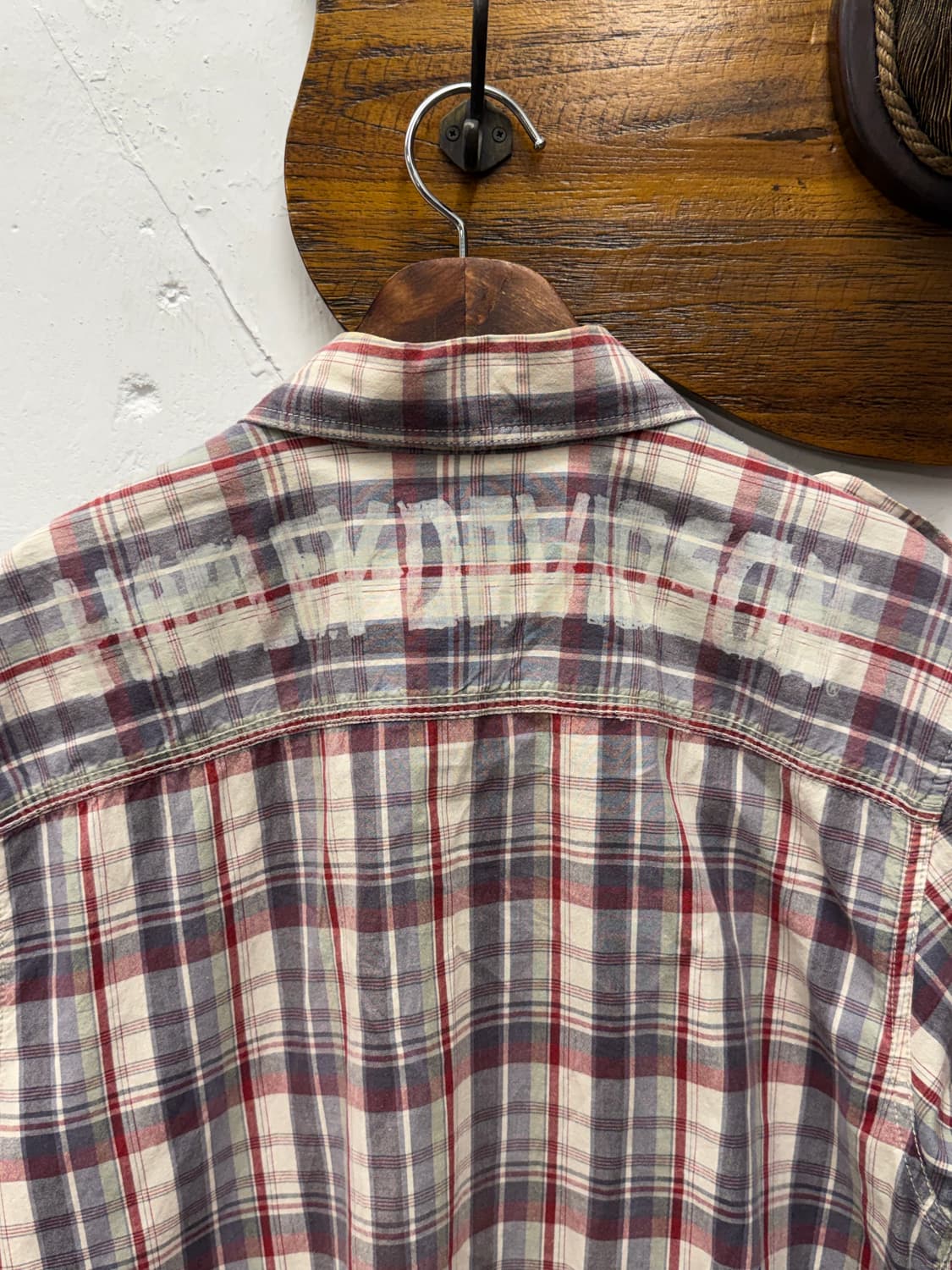 Harley-Davidson Plaid Short Sleeve Shirt 상품이미지1