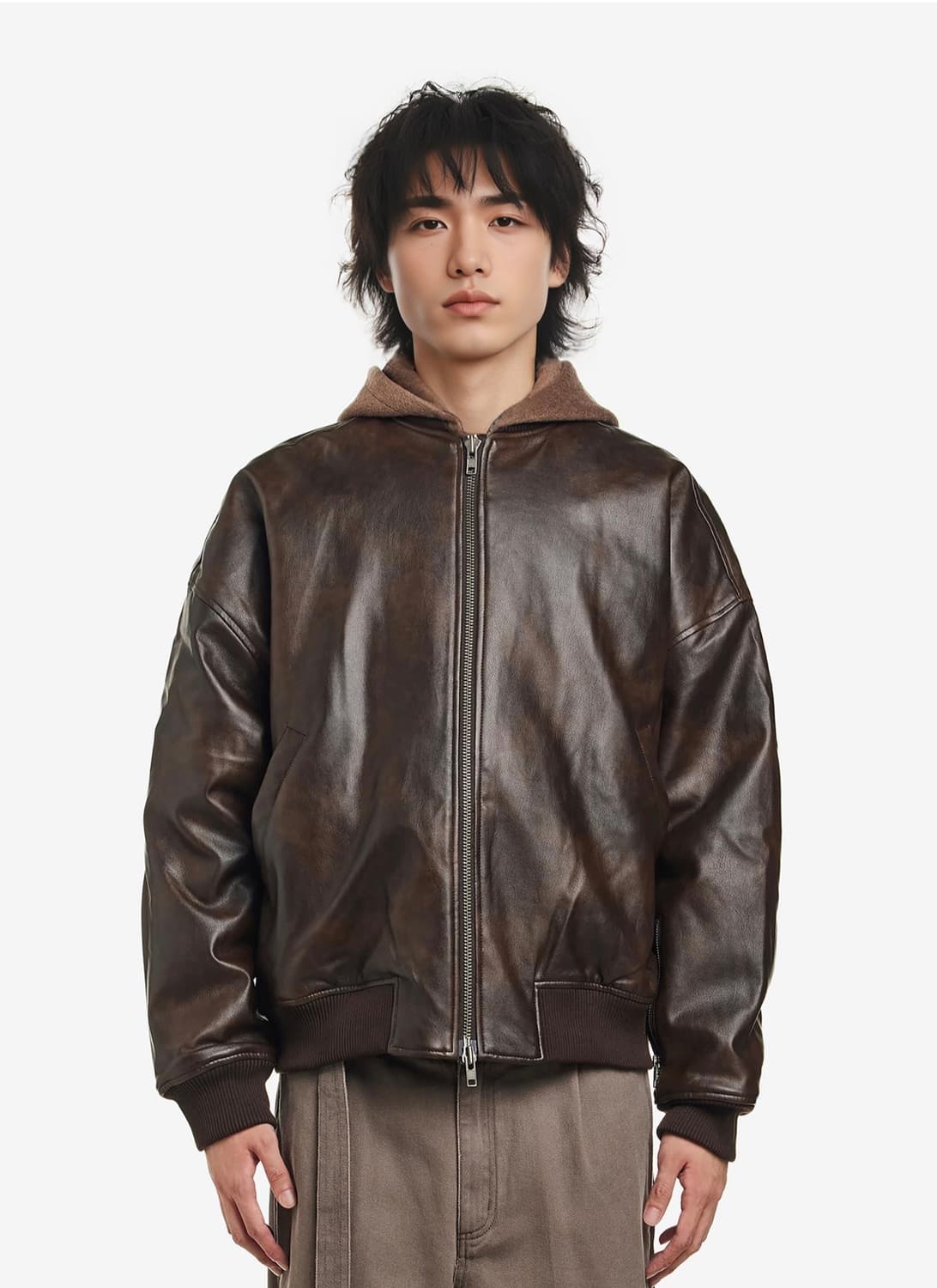 beach brains break bomber jacket MUD 상품이미지1