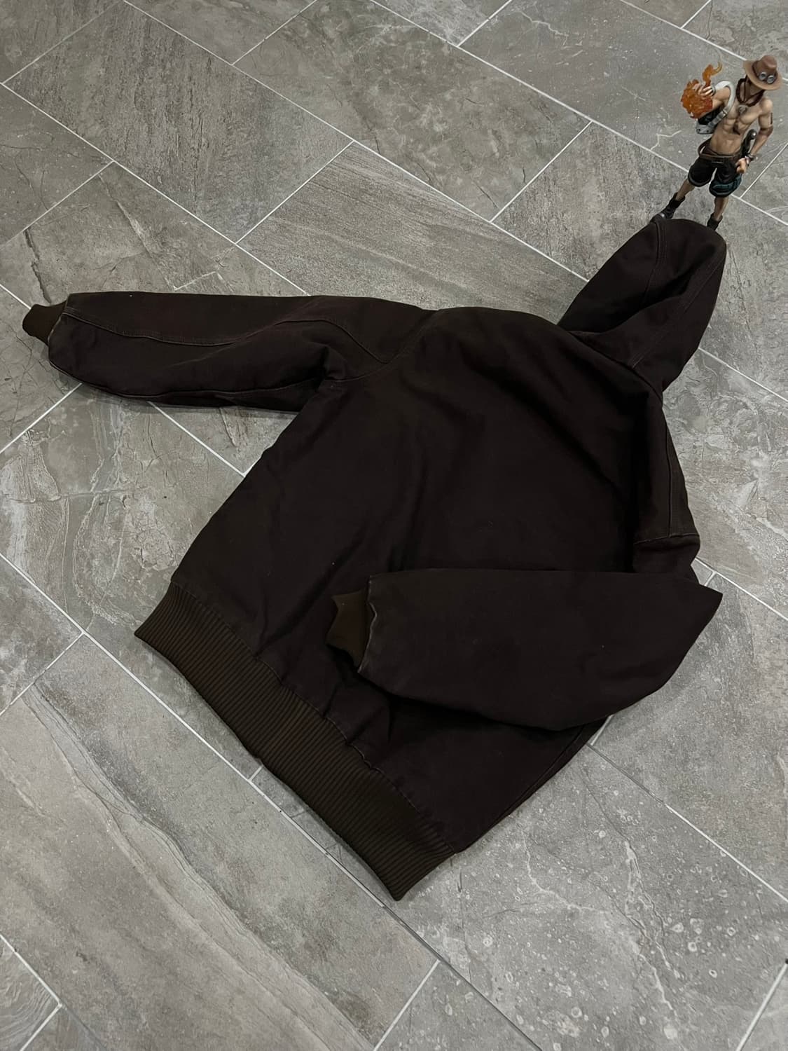 (M) 칼하트 덕 액티브 후드자켓 J130 DKB 다크브라운 상품이미지9