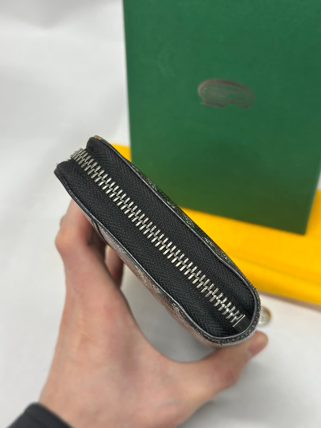 [정품] 고야드 마티뇽 지퍼돌이 장지갑  블랙탄 GM 상품이미지4