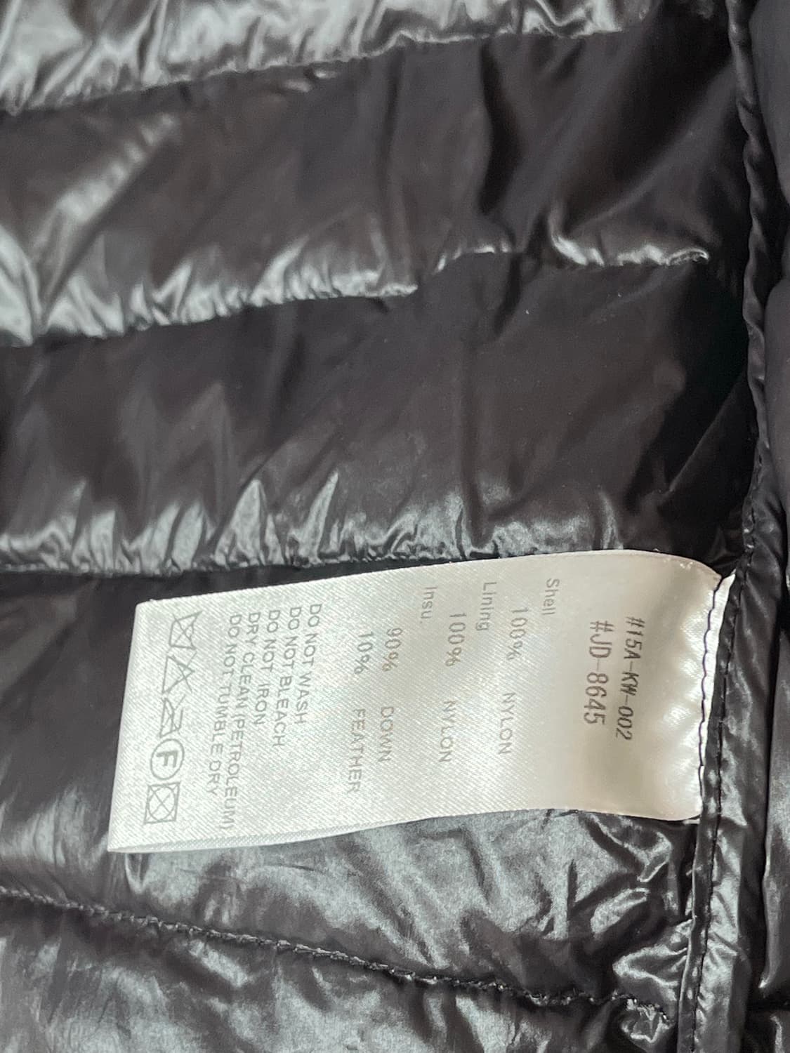 단톤 패딩조끼 34사이즈 상품이미지4