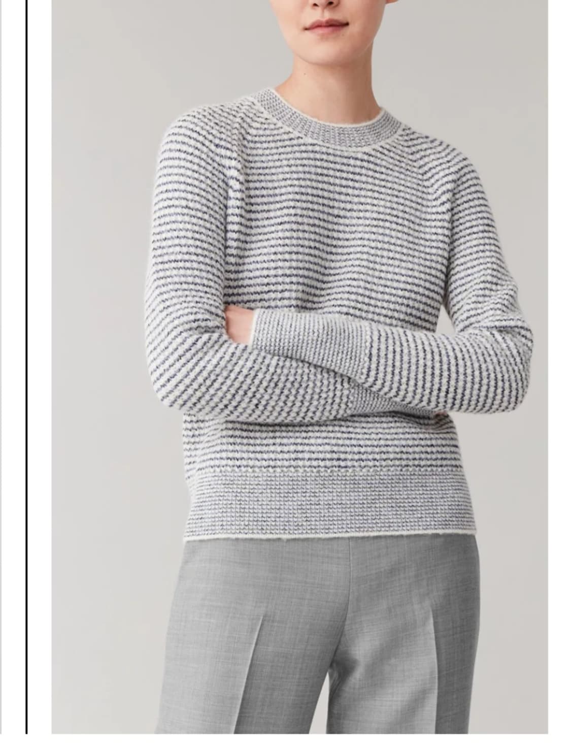 (새상품급)코스 알파카 울니트XS 상품이미지9