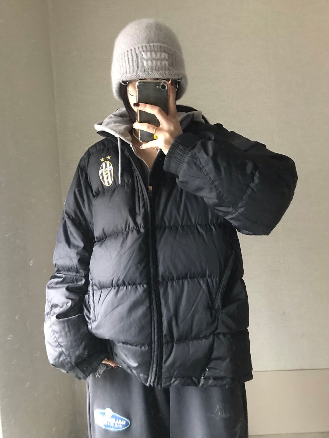 나이키 유벤투스 오버핏 패딩 상품이미지2