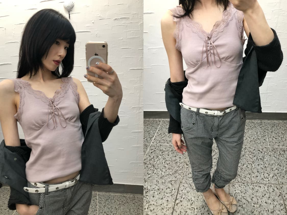 Pale ping sleeveless 상품이미지1