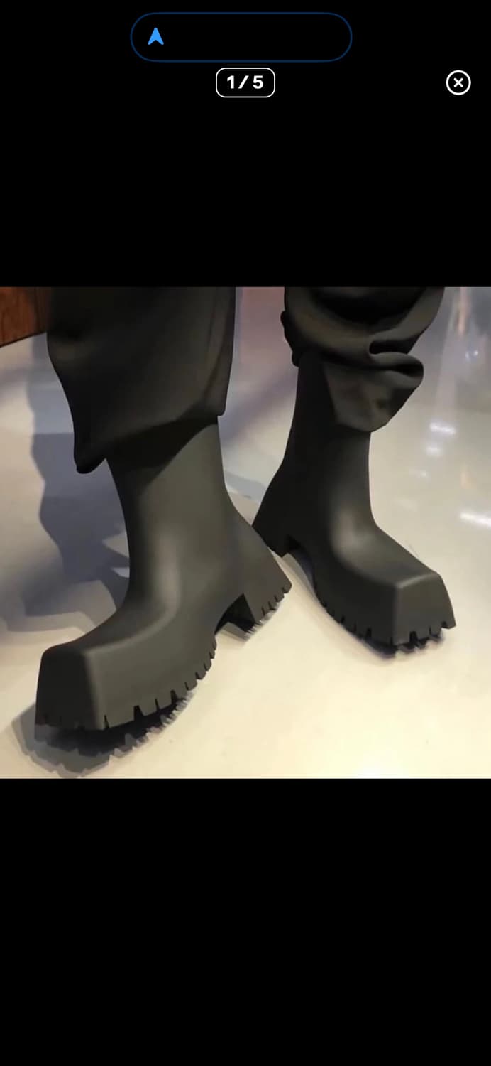 발렌시아가 트루퍼 앵클 부츠 상품이미지1