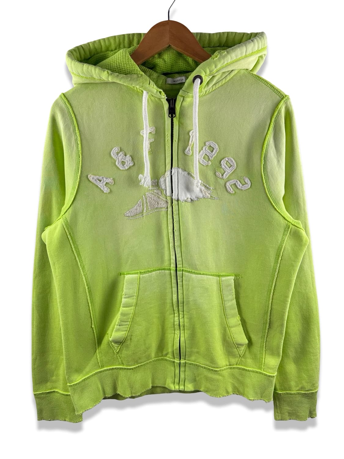 아베크롬비 아치로고 윙드 풋 데미지 후드집업3063 상품이미지1