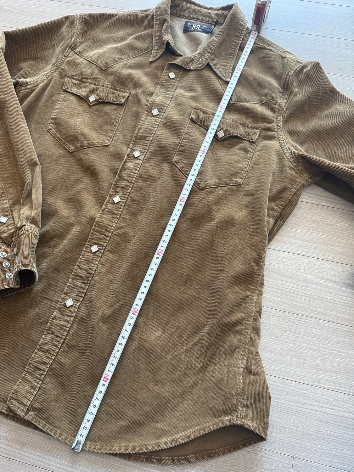 rrl 더블알엘 코듀로이 웨스턴 셔츠 xl 상품이미지6