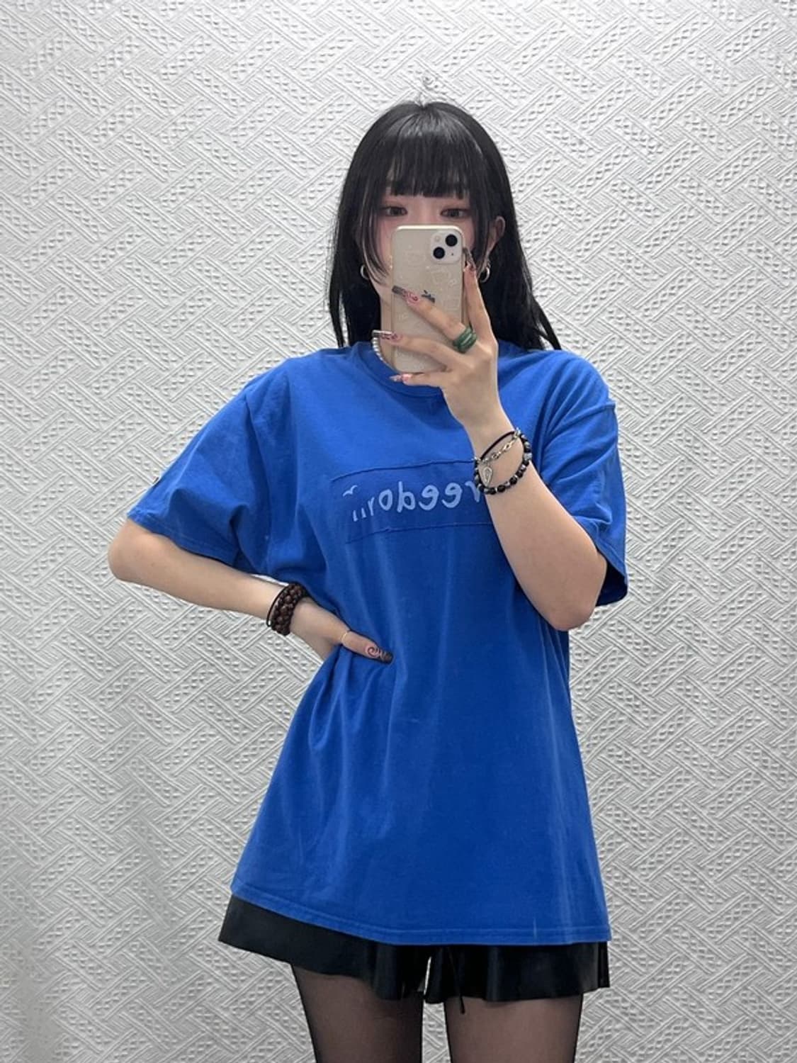 챔피온 어센틱 프리덤 빈티지 딥블루 반팔티 L C11791 상품이미지2