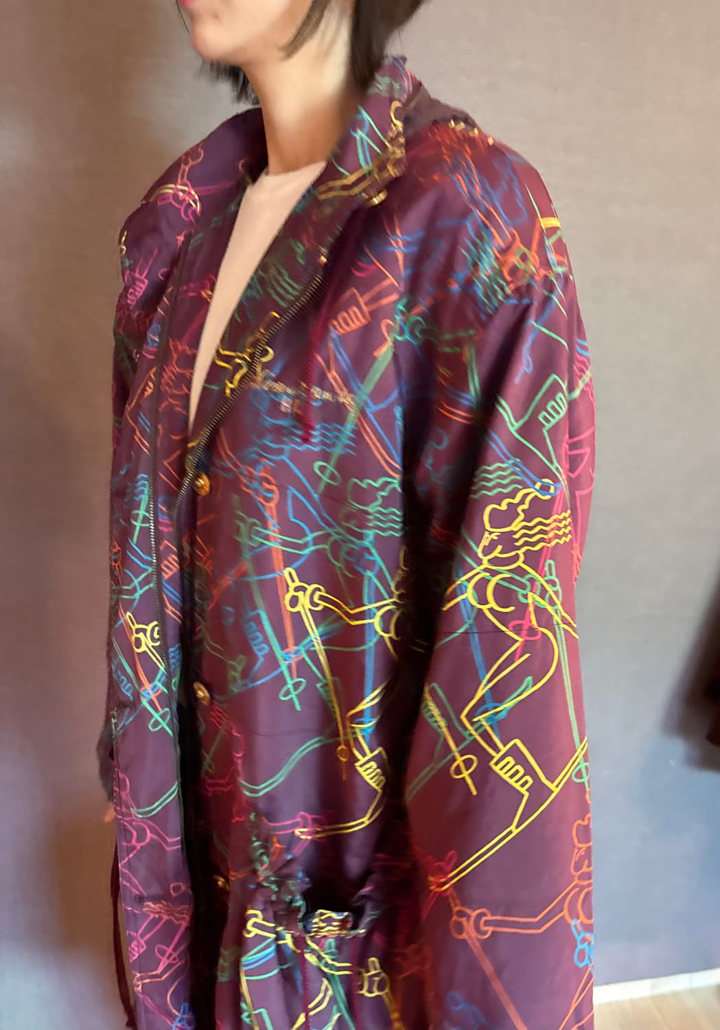 🎨 Henri-Luc Chapuis 빈티지 그래픽 점퍼/프랑스 브랜드 상품이미지3