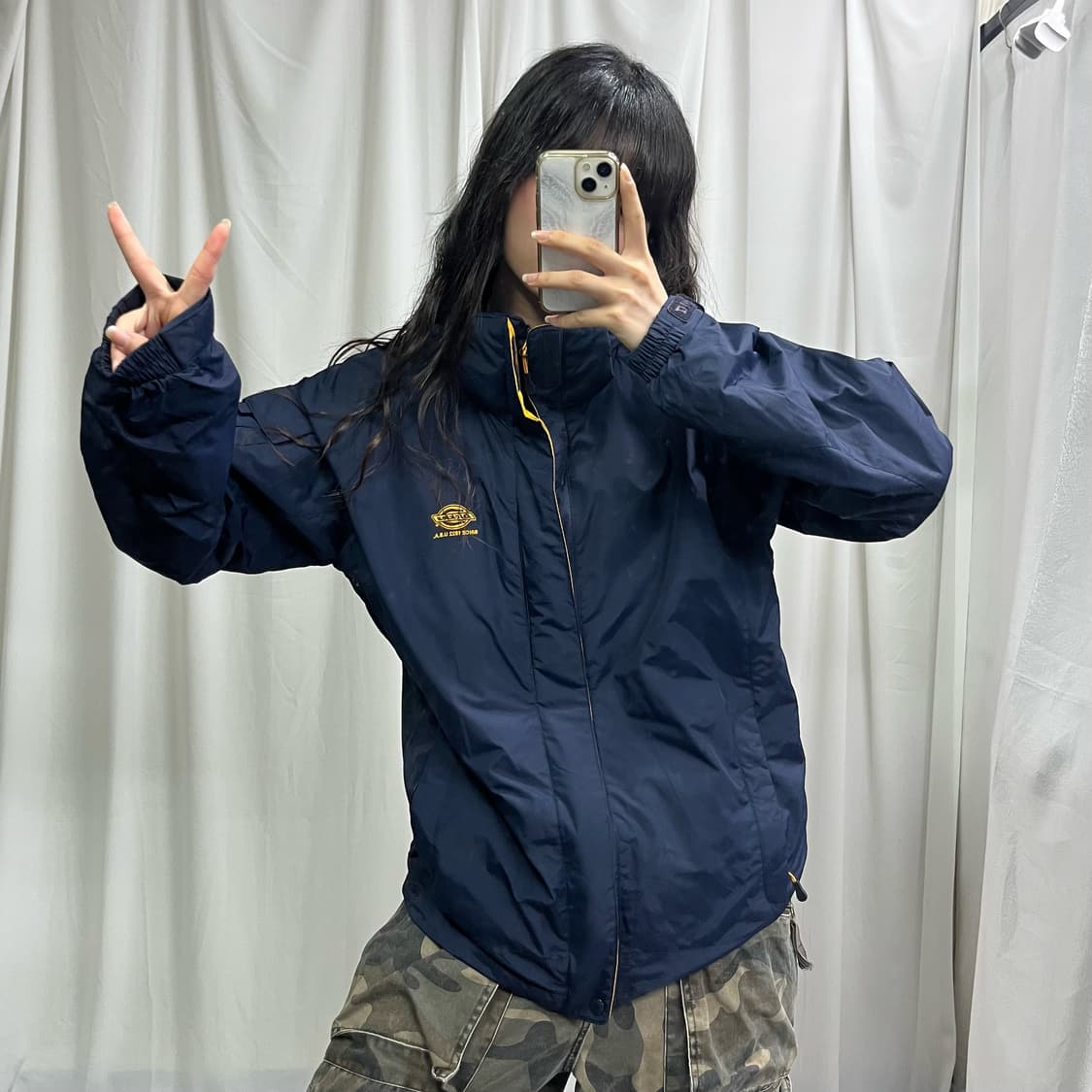 Dickies navy wind break jacket 상품이미지2