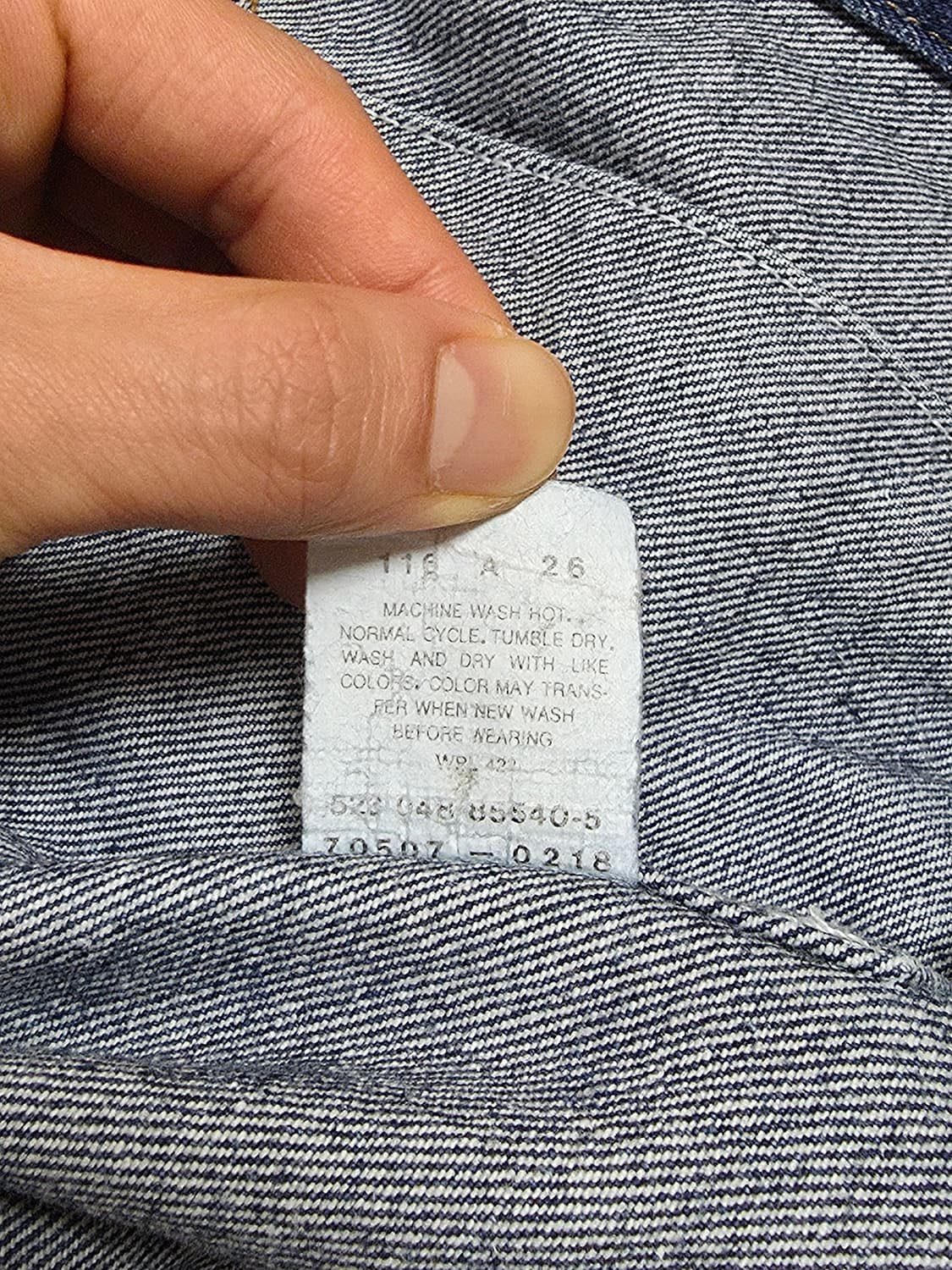 리바이스 3rd USA 80s 70507-0218 m사이즈 상품이미지7