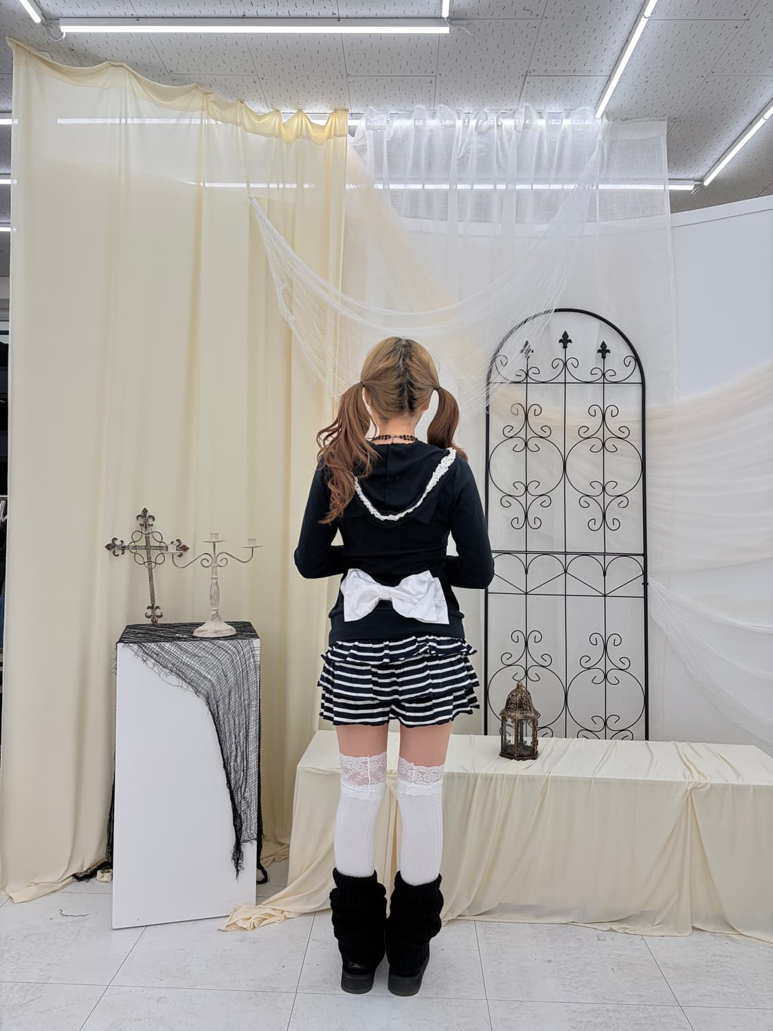 키티 백 리본 후디 상품이미지6