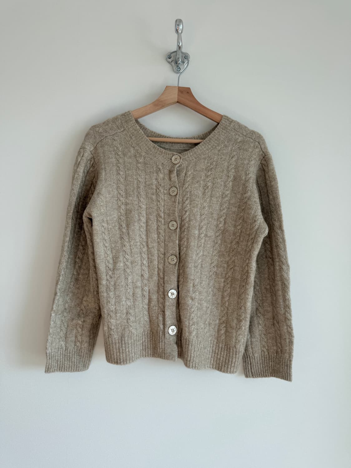 스테판넬(STEFANEL) 알파카 블렌드 가디건 상품이미지1