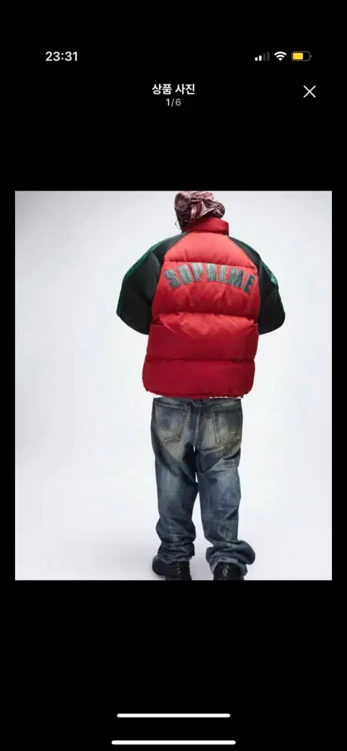 32 슈프림 루즈 셀비지 24fw 인디고 데님 극미 크림구매 상품이미지6