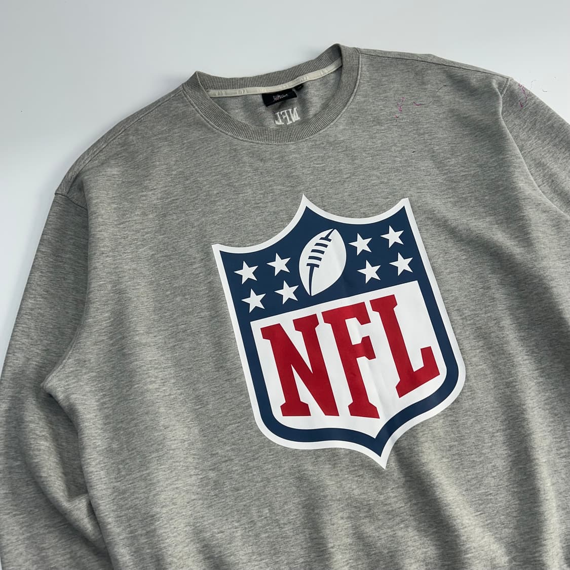 NFL 엔에프엘 빅로고 그레이 맨투맨 상품이미지4