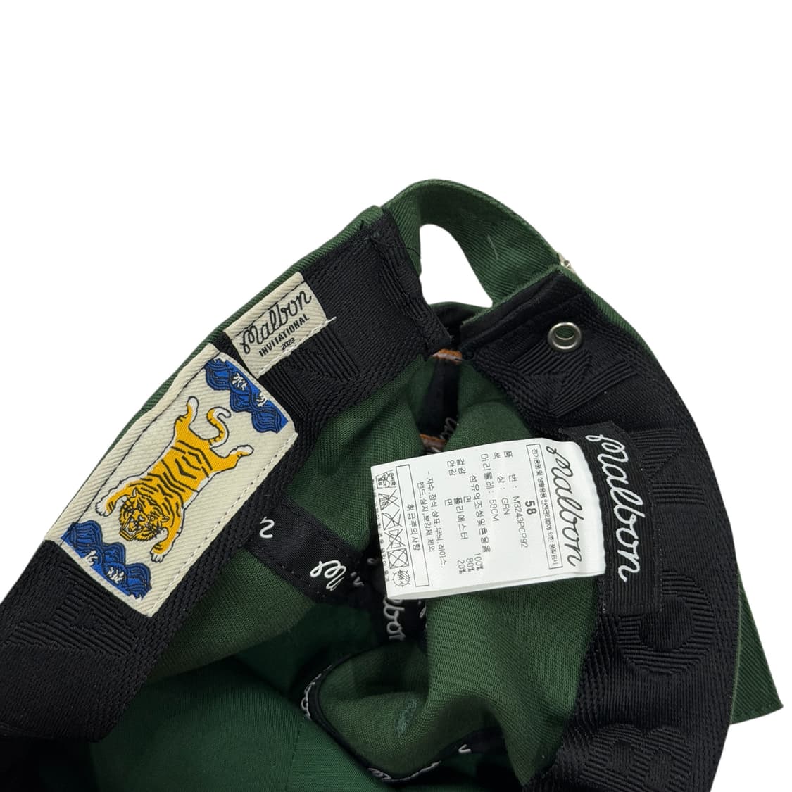 말본 2023 인비테이셔널 볼캡 모자 그린 상품이미지4