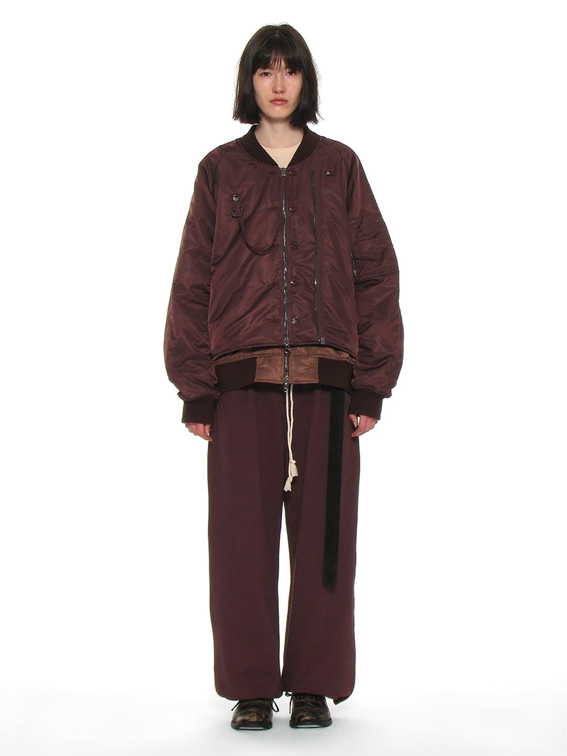 파르티멘토 우먼 레이어드 ma-1 봄버 자켓 상품이미지3