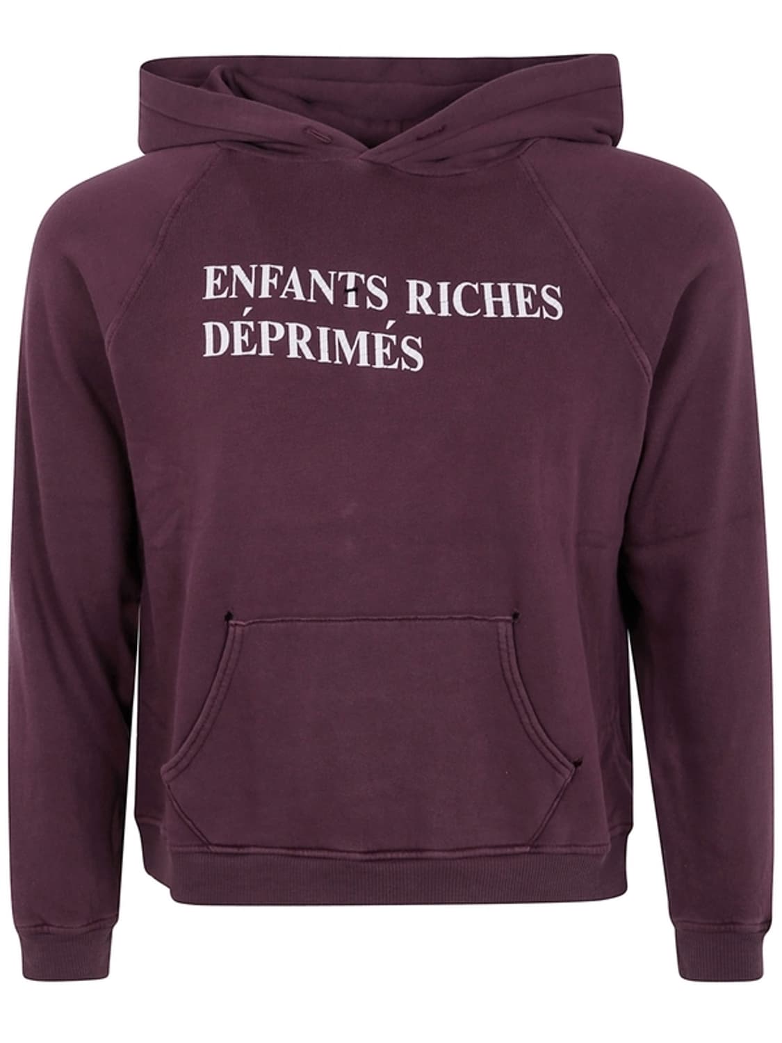 [L] 앙팡리쉬데프리메 로고 버건디 슈렁큰 후드 상품이미지1