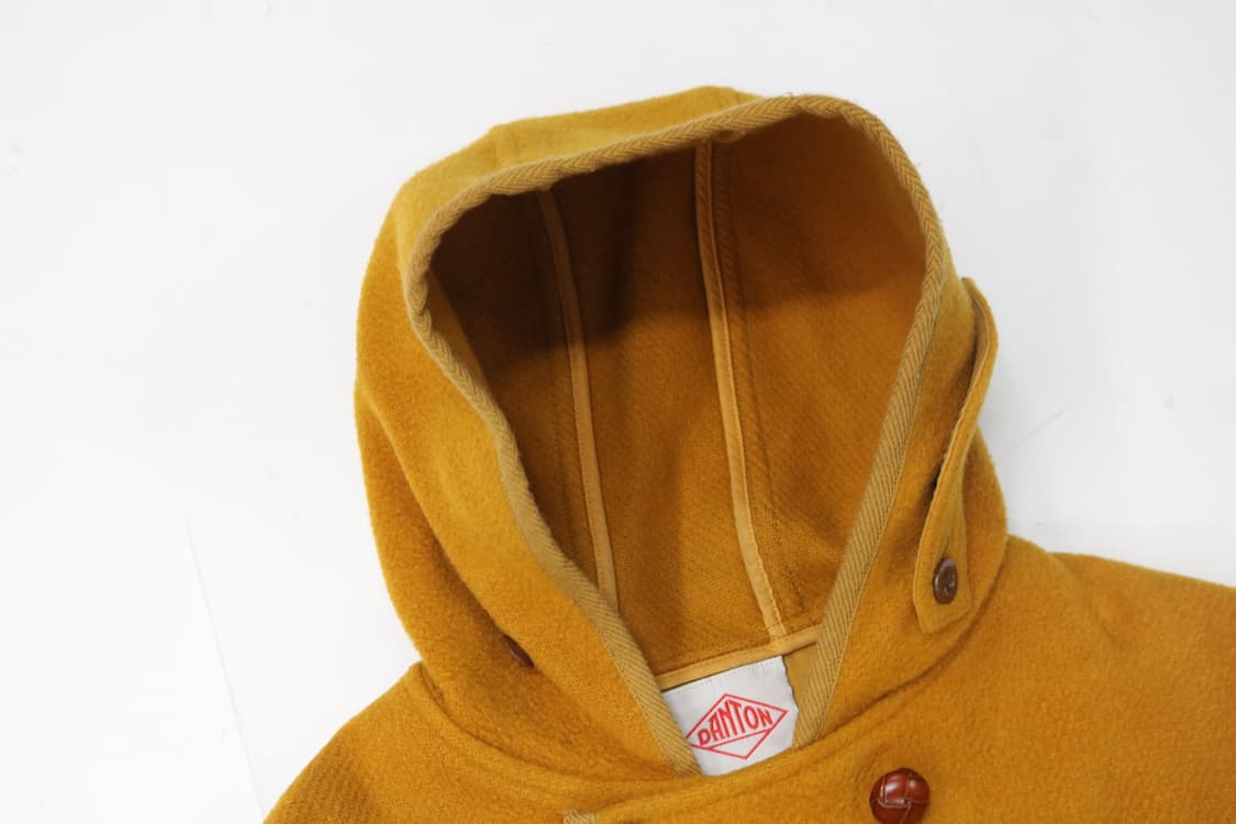 단톤 머스타드 더블 코트 상품이미지4