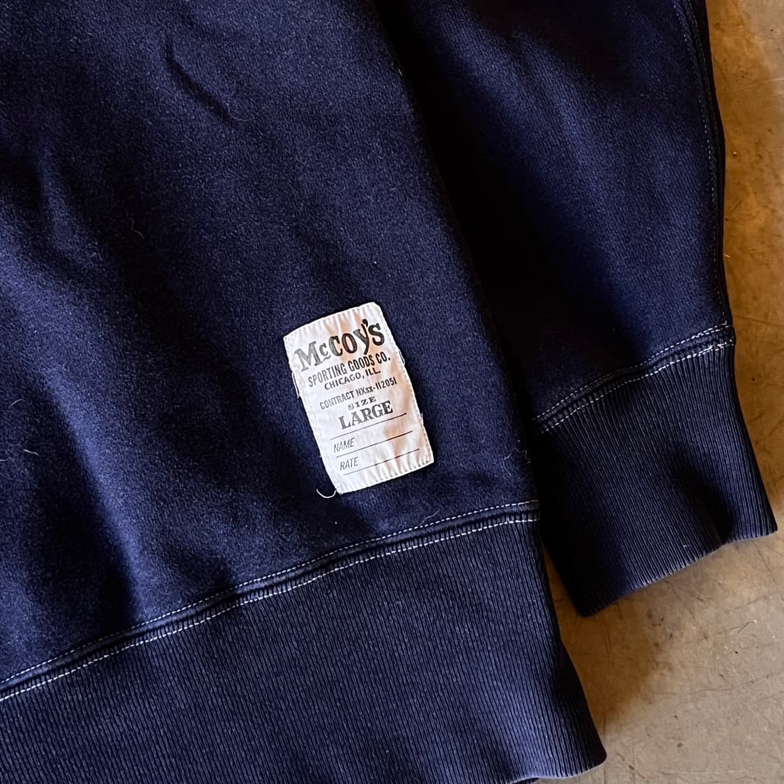 리얼맥코이 스웻 셔츠 USN 상품이미지4