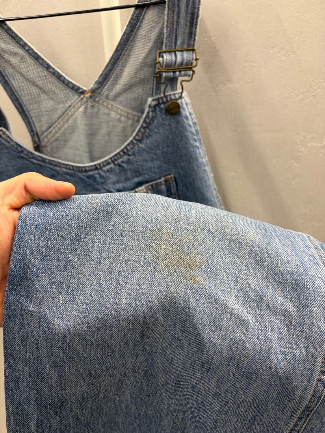 90s 마리떼프랑소와저버 데님 오버롤 상품이미지3