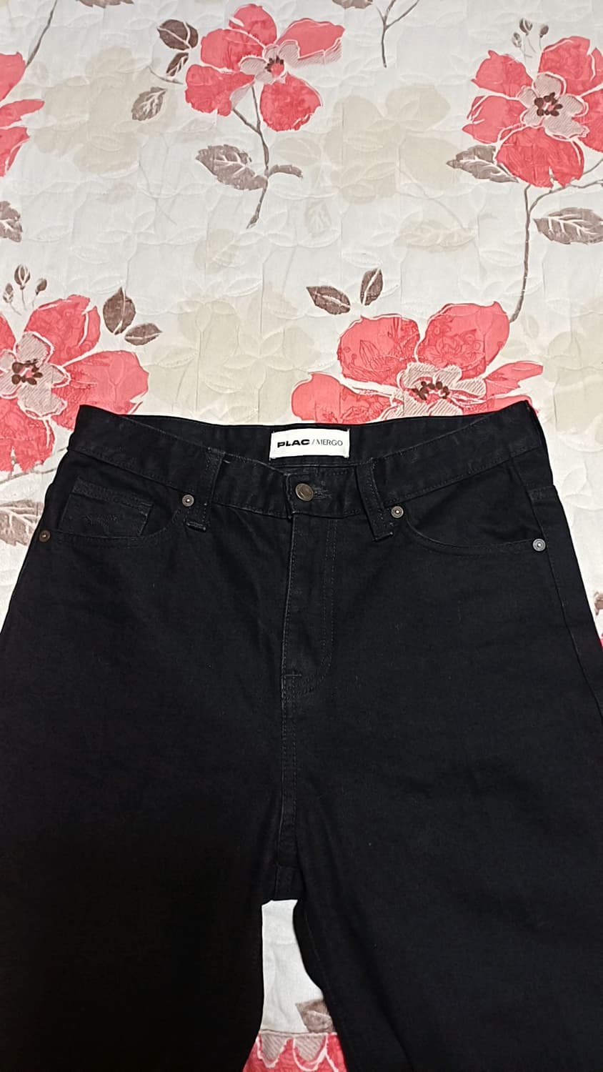 플랙 블랙진 실측31인치 기장105 상품이미지2