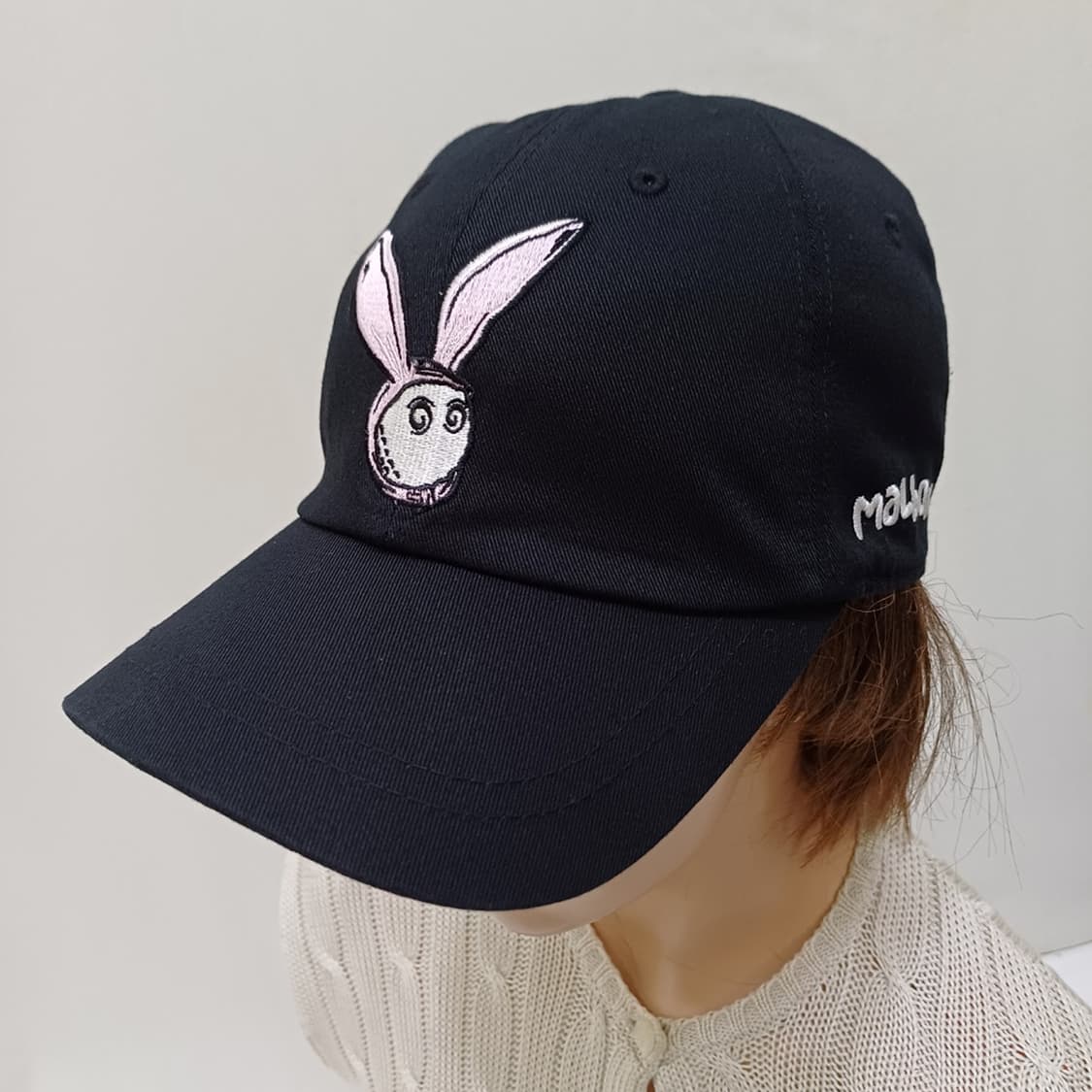 매장판 말본 래빗 Bunny 볼캡 캡 모자 블랙 훌륭 사랑봉봉 상품이미지2