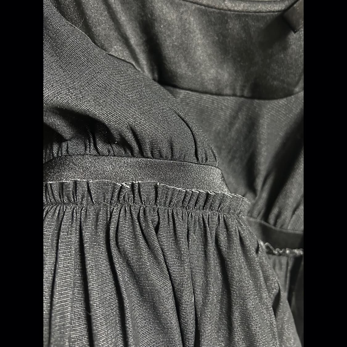 빈티지 챠콜 민소매 스트랩 원피스 상품이미지4