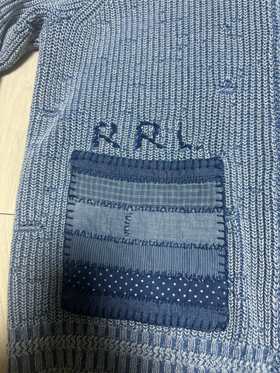 rrl 패치워크 숄더 xl 상품이미지4