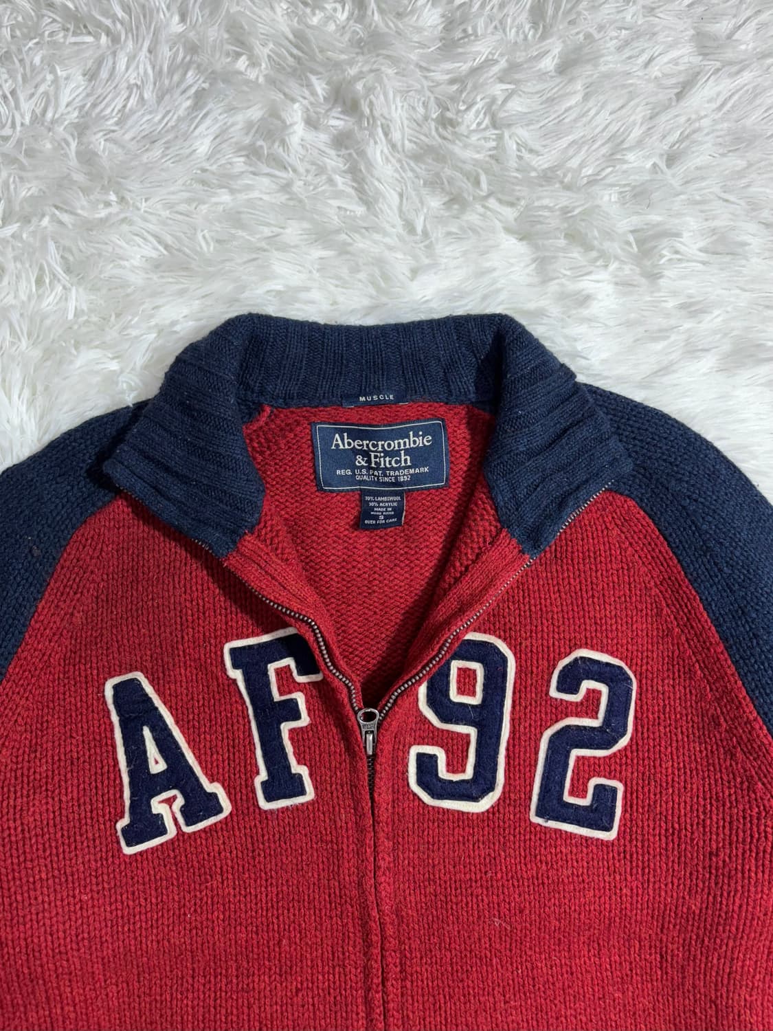 아베크롬비 램스울 투웨이 니트집업  상품이미지6