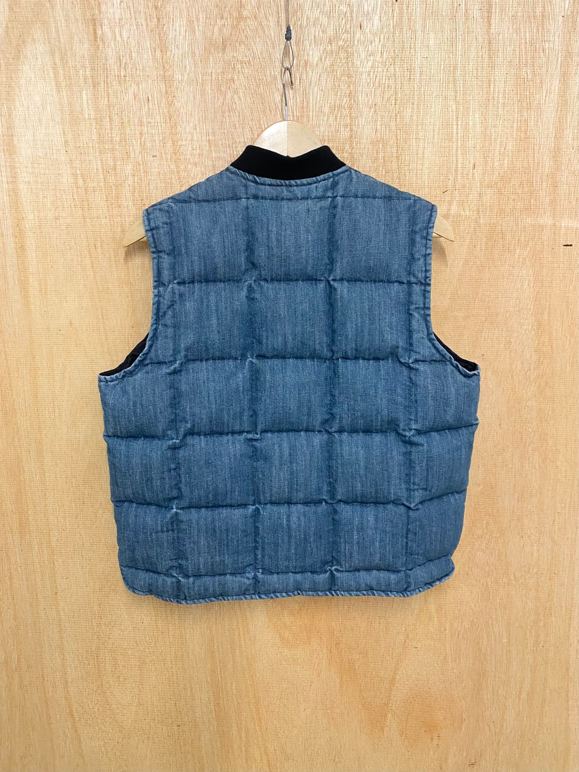 EVISU JAPAN denim padding vest 에비수 재팬 패딩 상품이미지2