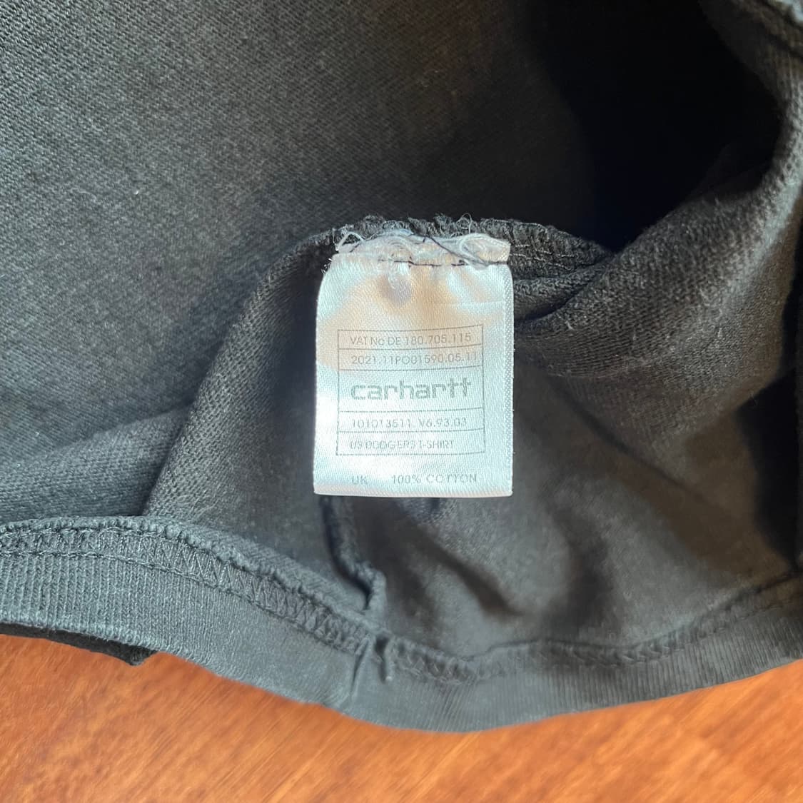 [XL]칼하트 USA 블랙 반팔 티셔츠  상품이미지4
