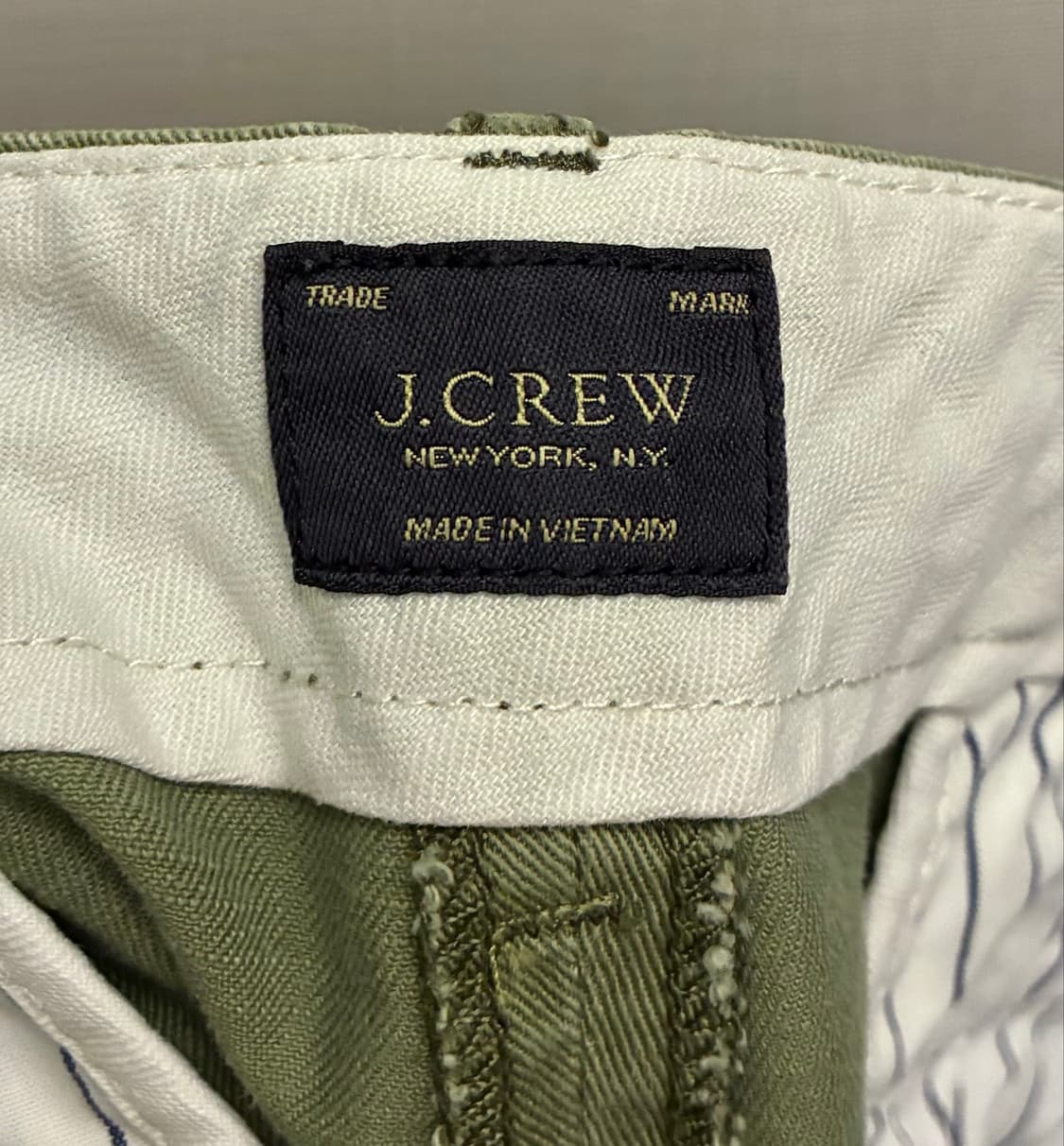 (32)J.crew 제이크루 코튼 빈티지 카키 쇼츠 반바지 폴로쇼츠 상품이미지8