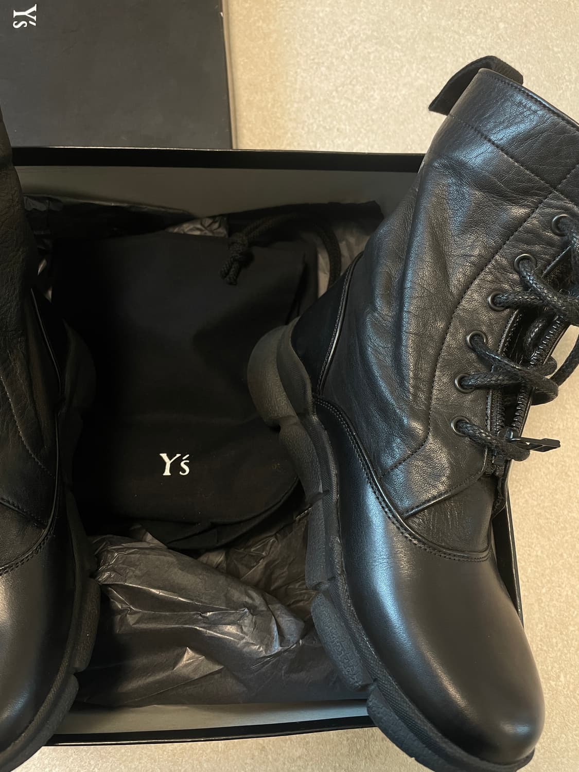 요지야마모토 부츠 상품이미지2