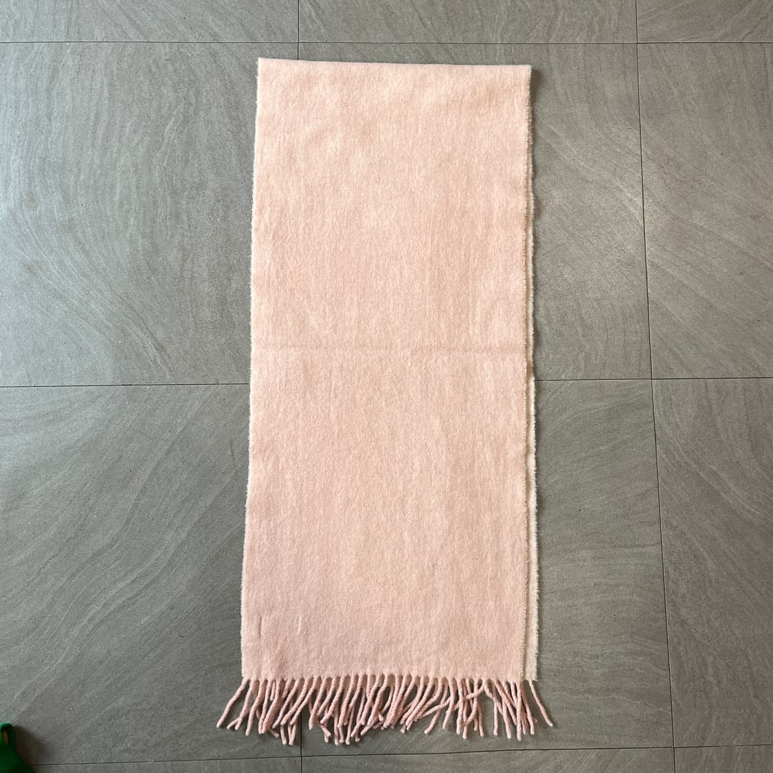 폴로 국내 정품 이태리 생산 핑크 울 머플러 목도리 상품이미지4