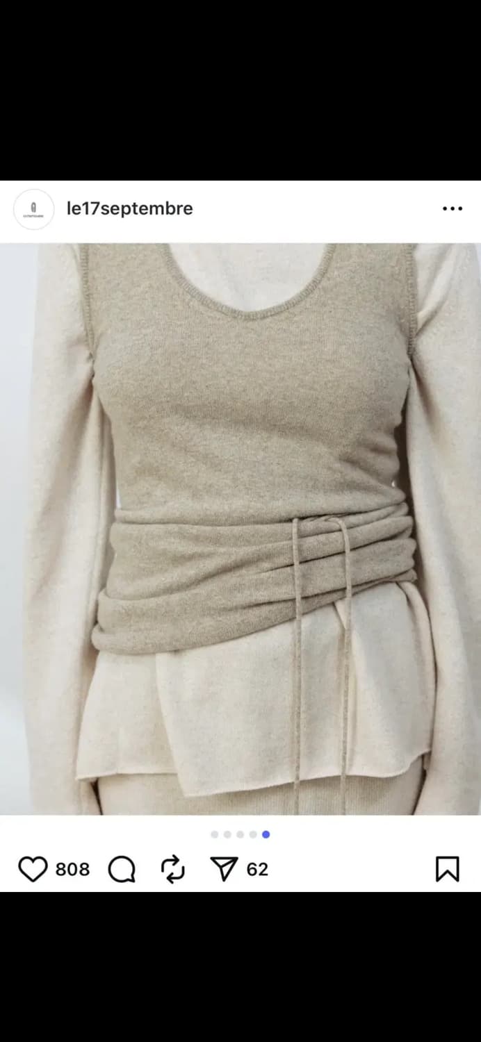 le17septembre 롱 스쿱넥 탑 상품이미지1