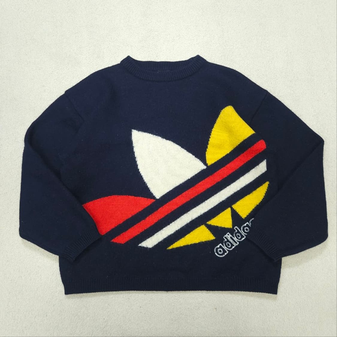 90s 아디다스 트레포일 니트 105 상품이미지2