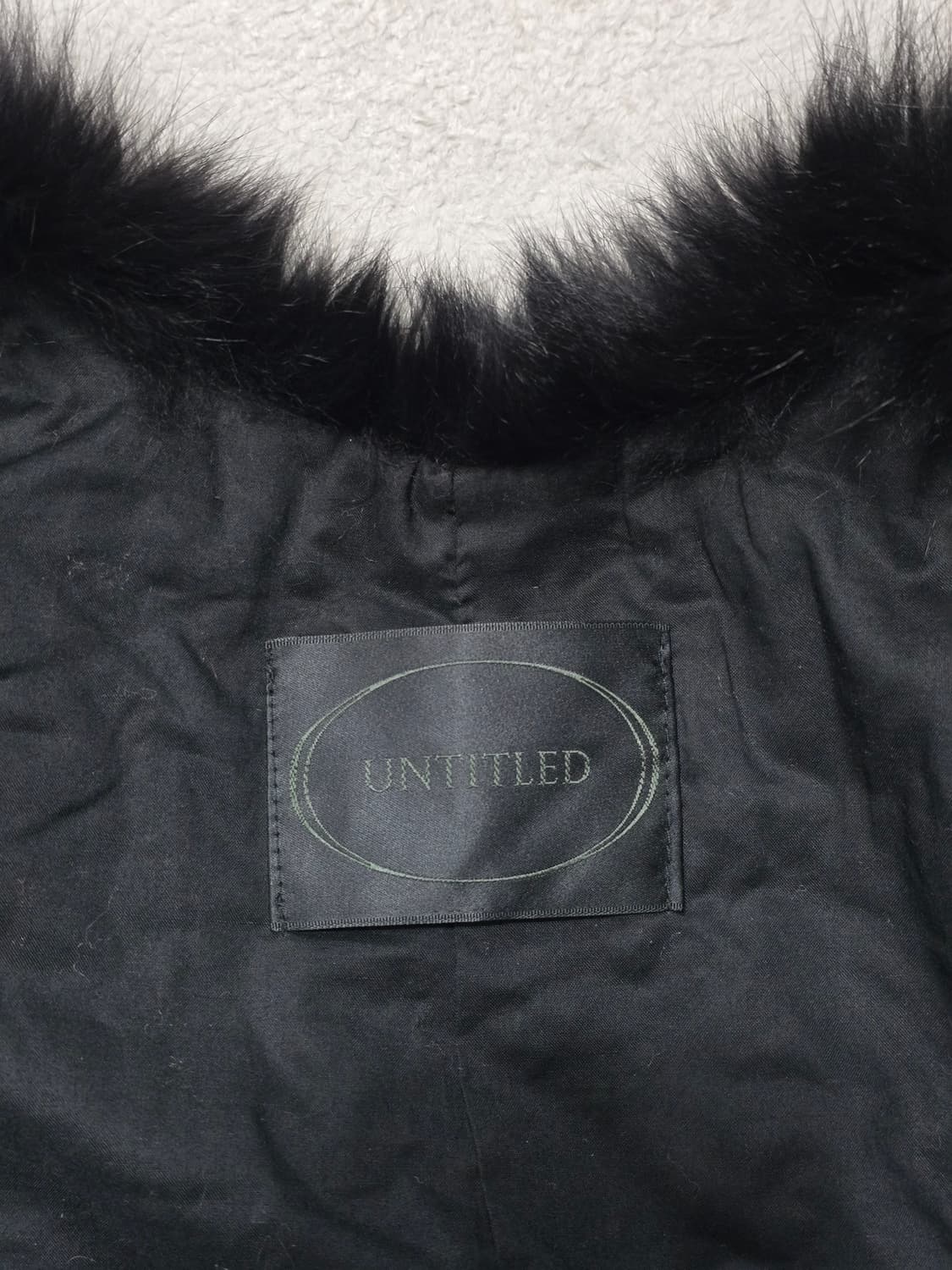 Untitled 블루폭스 베스트 블랙  상품이미지6