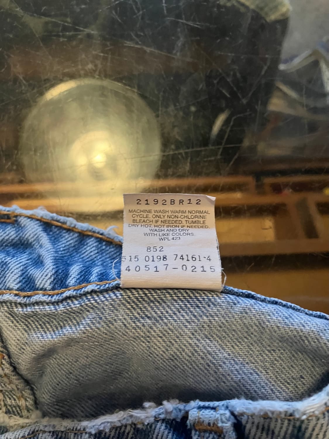 90s USA Levis 517 Boot Cut Denim Pants 상품이미지10