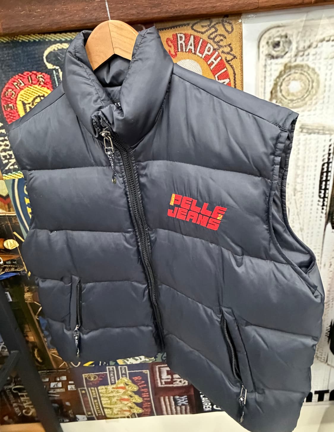 90s 펠레펠레 패딩 조끼 상품이미지2