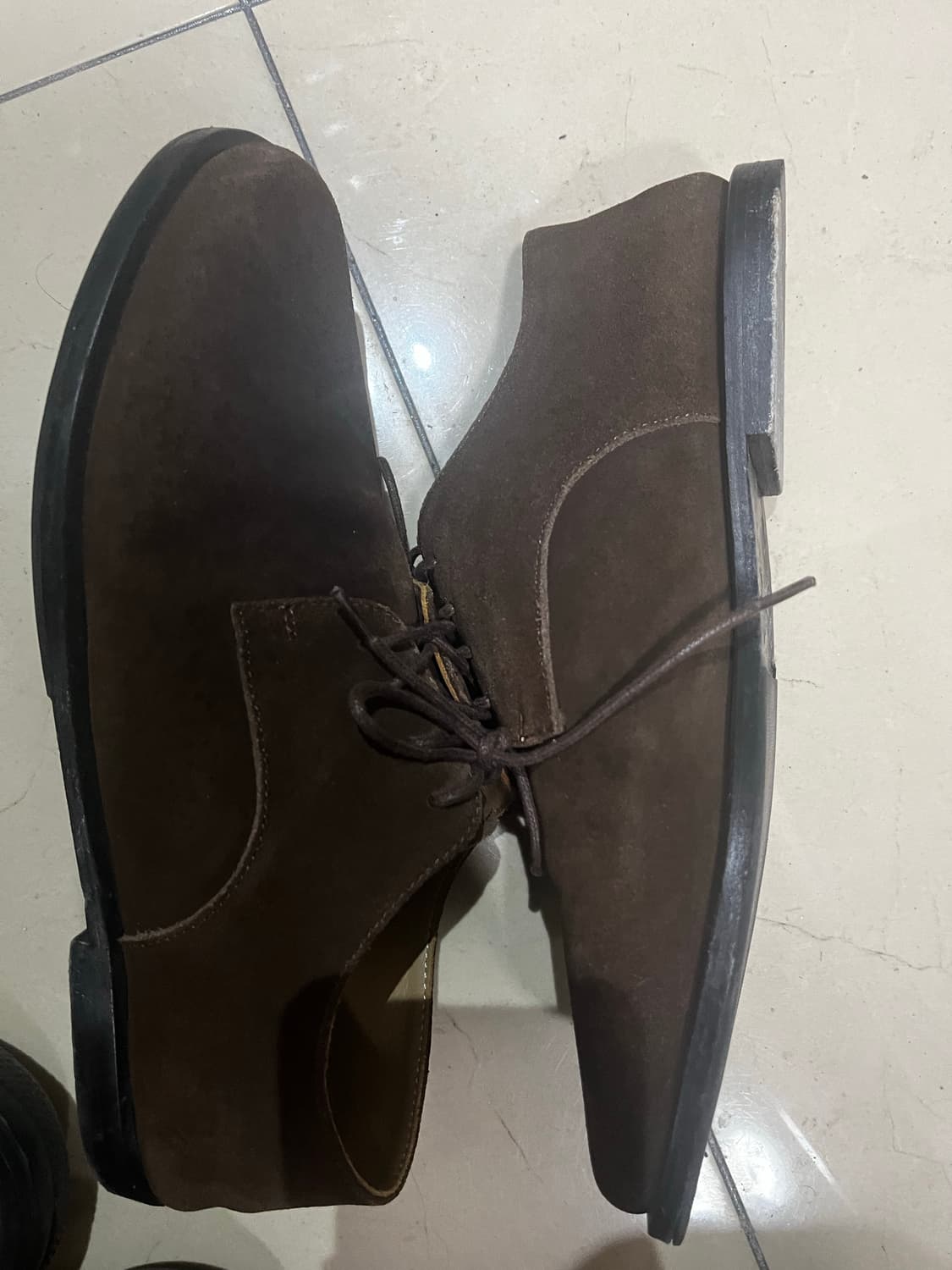 로스트가든 유니폼 플랫 더비 브라운 40 상품이미지3