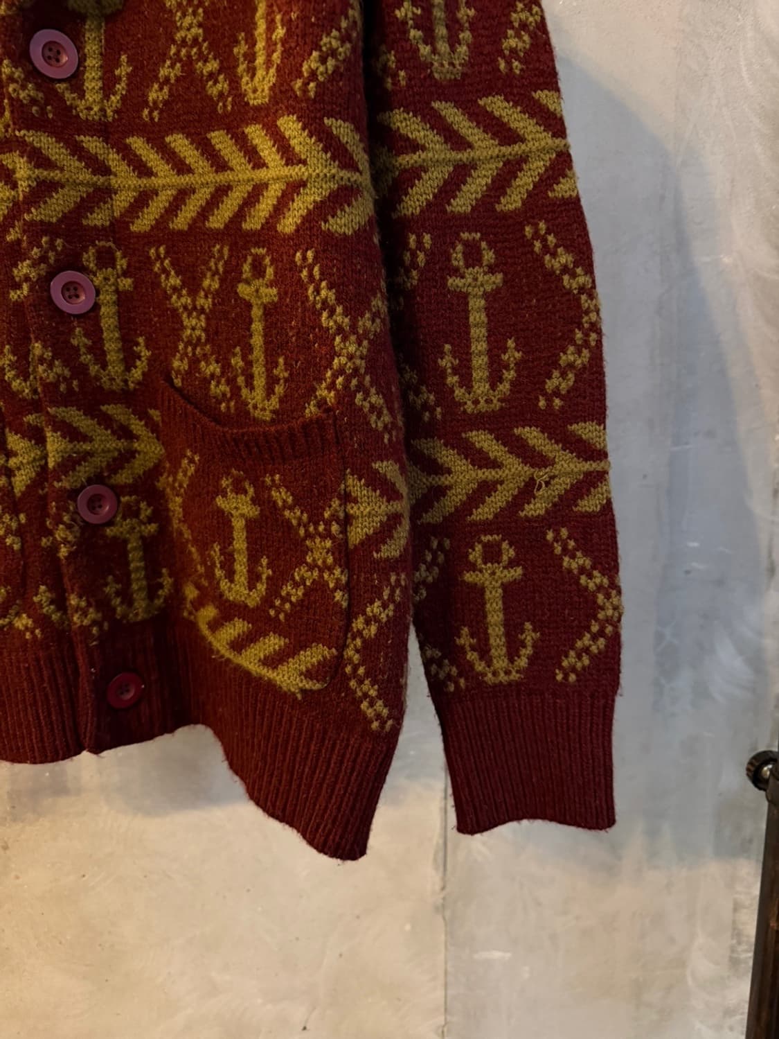 오베이 숄칼라 가디건 남성100 상품이미지6