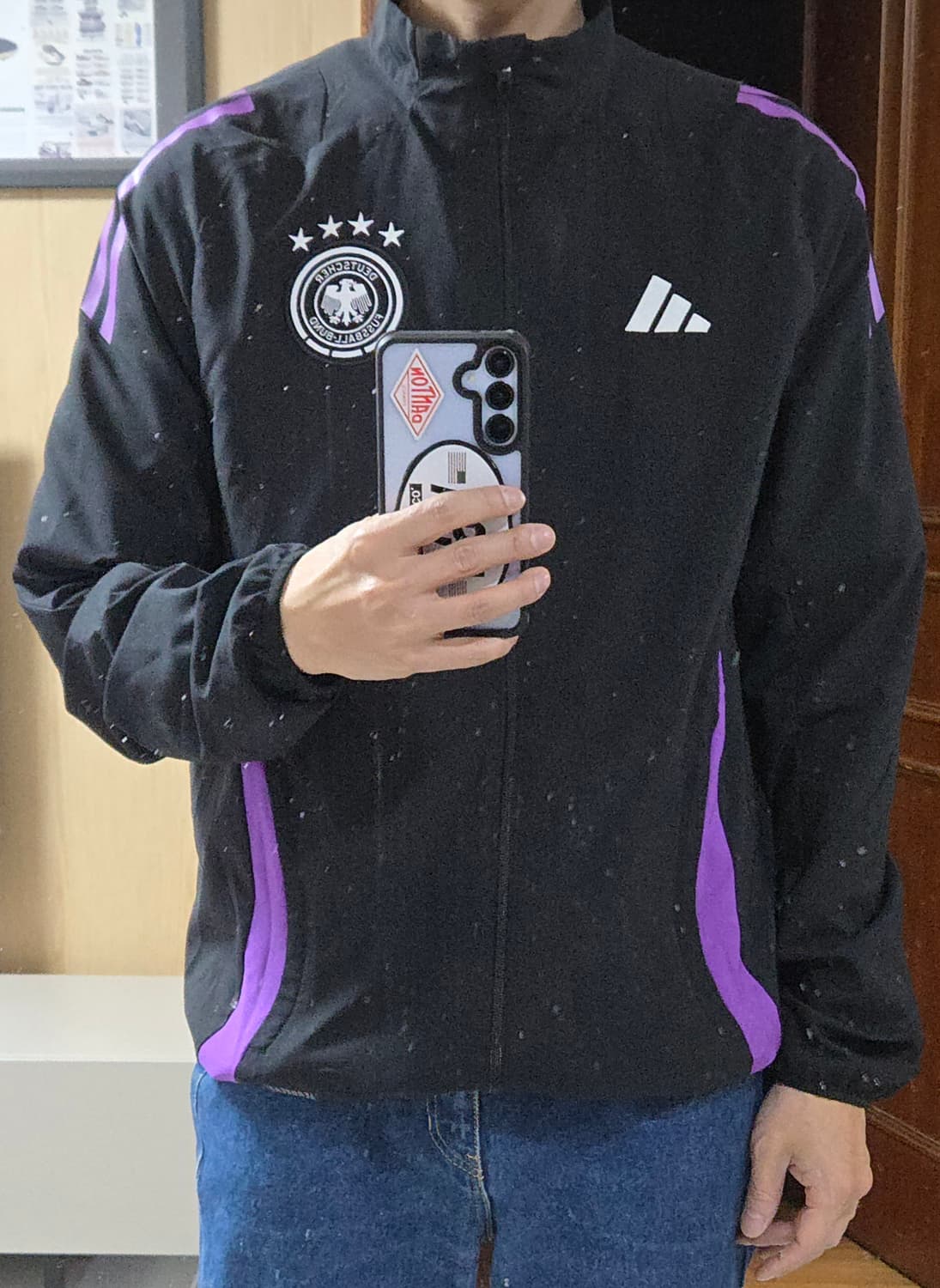 (착샷) 아디다스 DFB 독일 국대 트레이닝 탑 자켓 상품이미지9