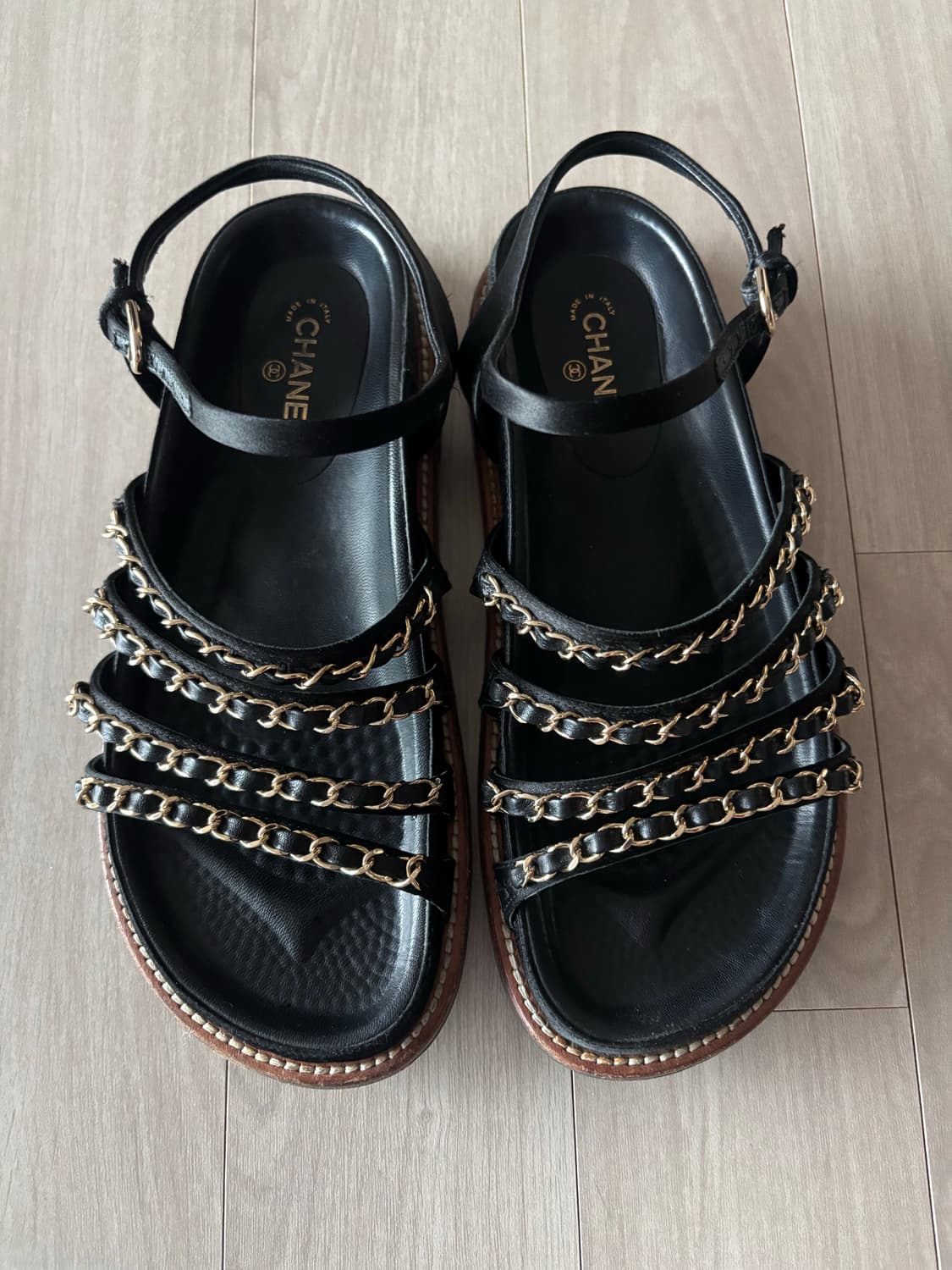 샤넬 체인 샌들 상품이미지1