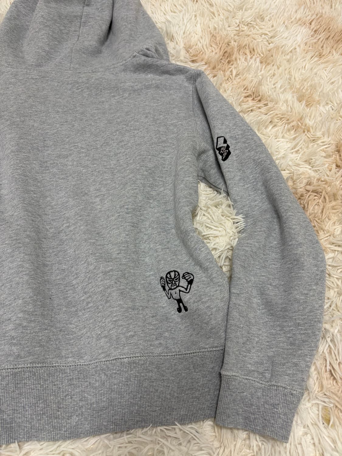 키치갸루 스트라이프 너드 후드 후집 후드집업 상품이미지8