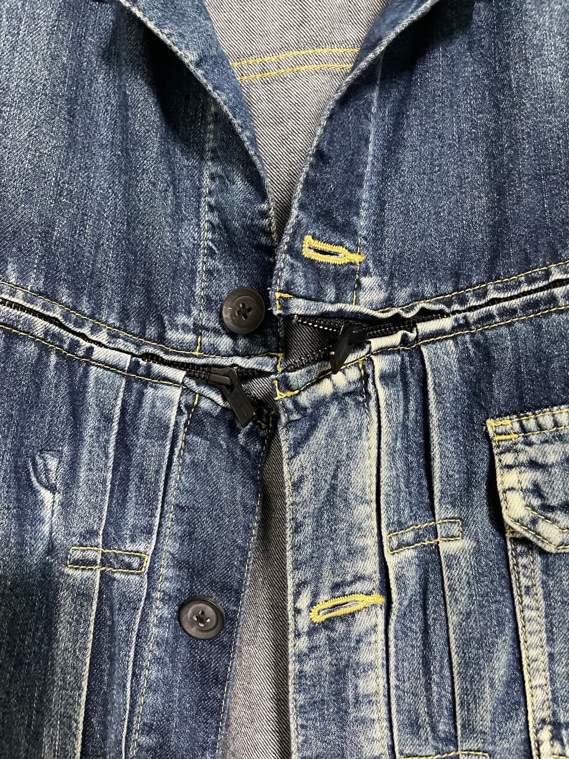 요지 야마모토 POUR HOMME 데님 자켓 3 상품이미지2