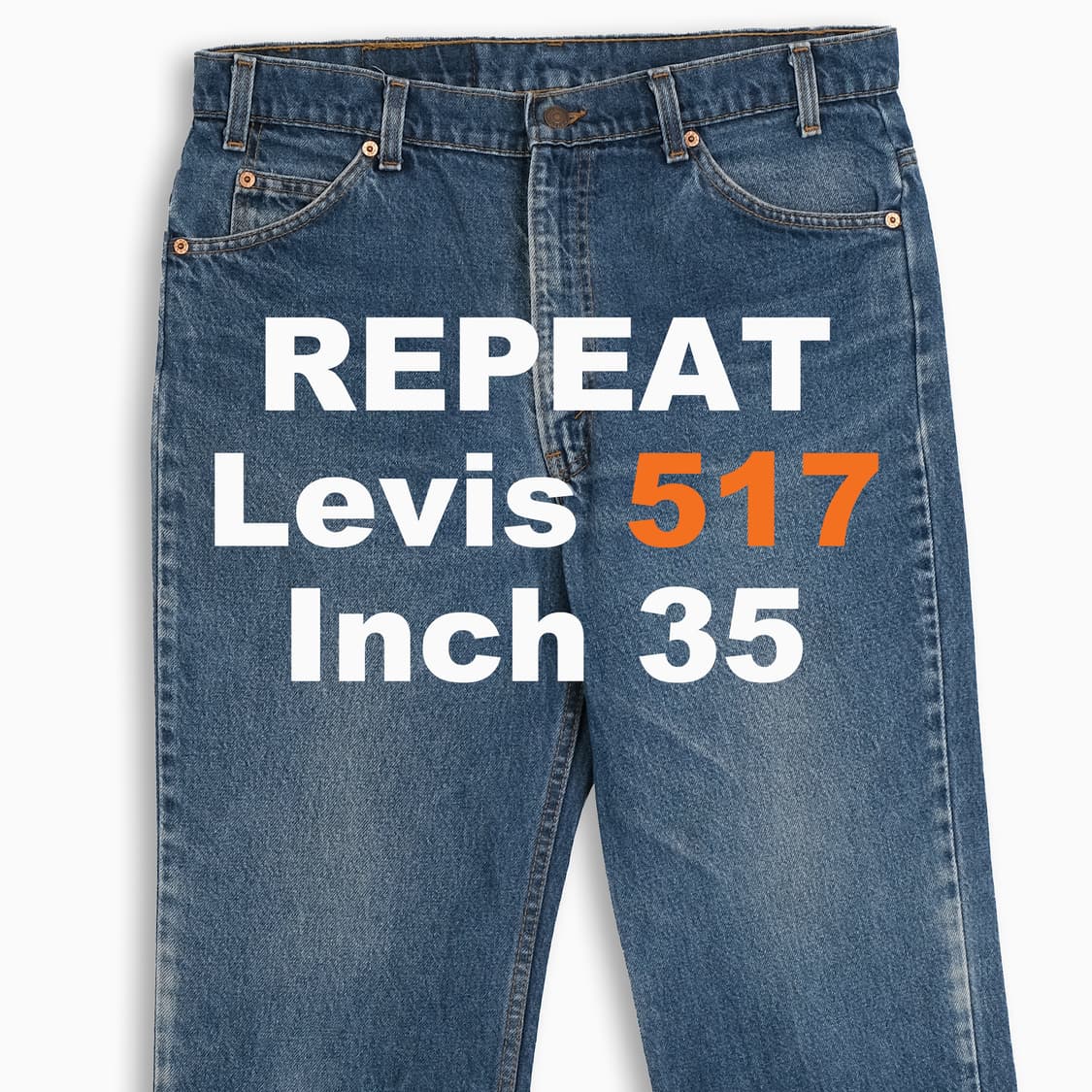 리바이스 517 오렌지탭 중청 90s USA 35인치 OR51736231 상품이미지1