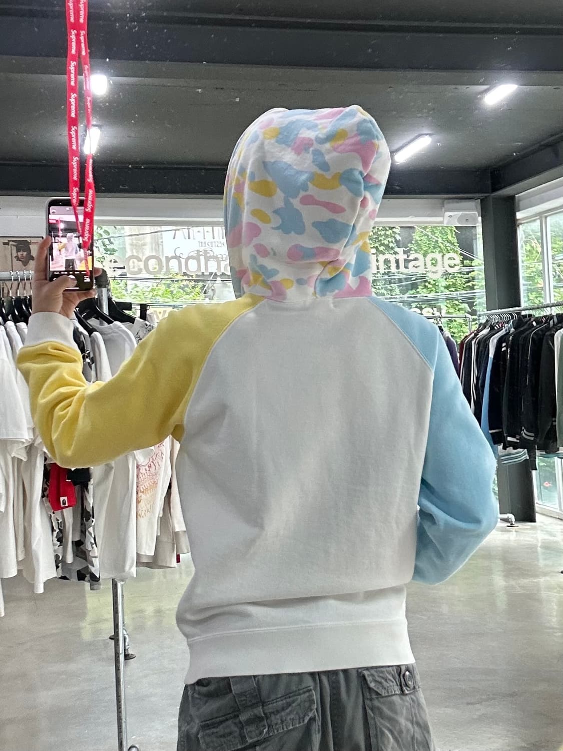 베이프 에이프 캔디카모 후드집업 상품이미지3