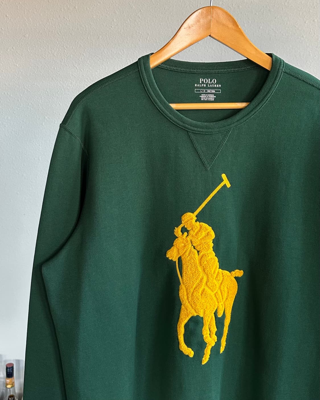 [L]폴로 랄프로렌 빅포니 그린 맨투맨 상품이미지4