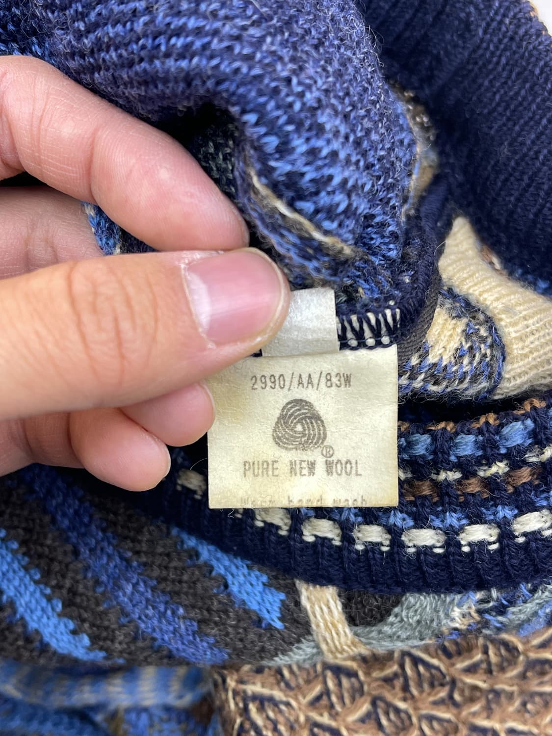 카를로 알베르토 3D 오스트레일리아 케이블 울 스웨터 상품이미지7